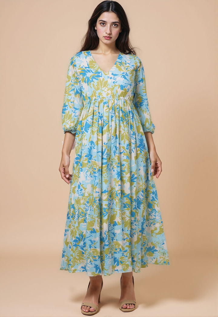 Willow Wave Maxi Dress