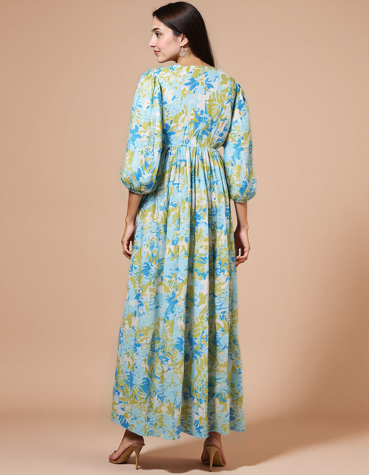 Willow Wave Maxi Dress