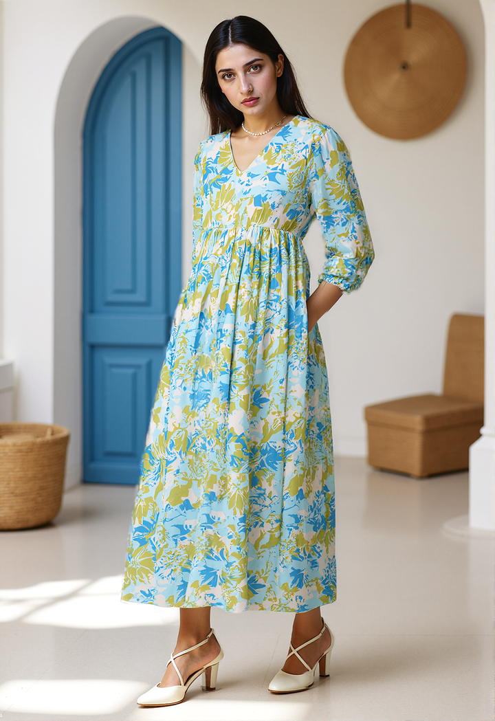 Willow Wave Maxi Dress