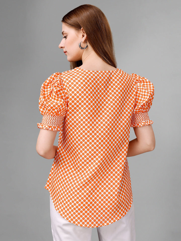 Atomic Tangerine Womens Top - Masakali.Co®