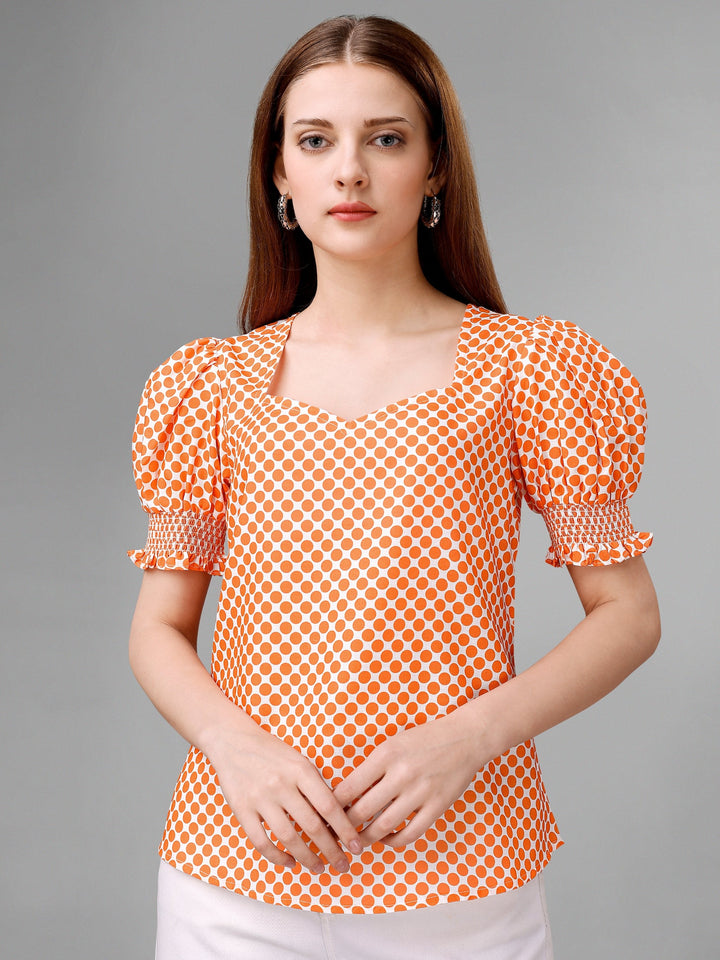 Atomic Tangerine Womens Top - Masakali.Co®