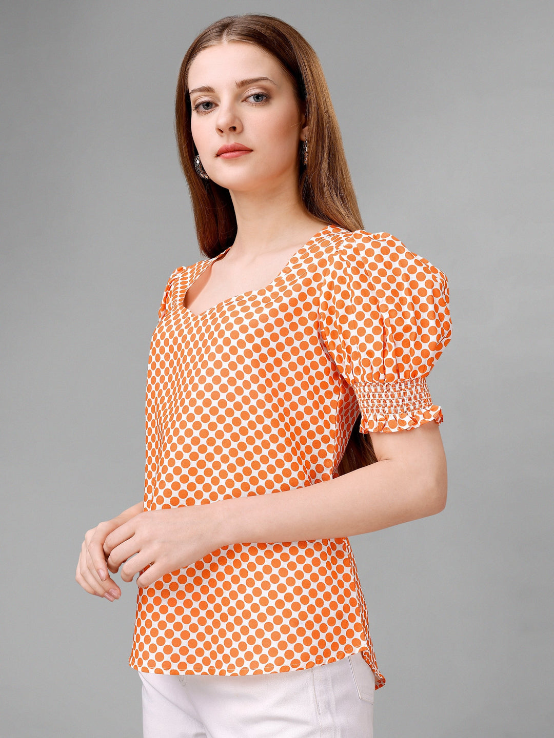 Atomic Tangerine Womens Top - Masakali.Co®