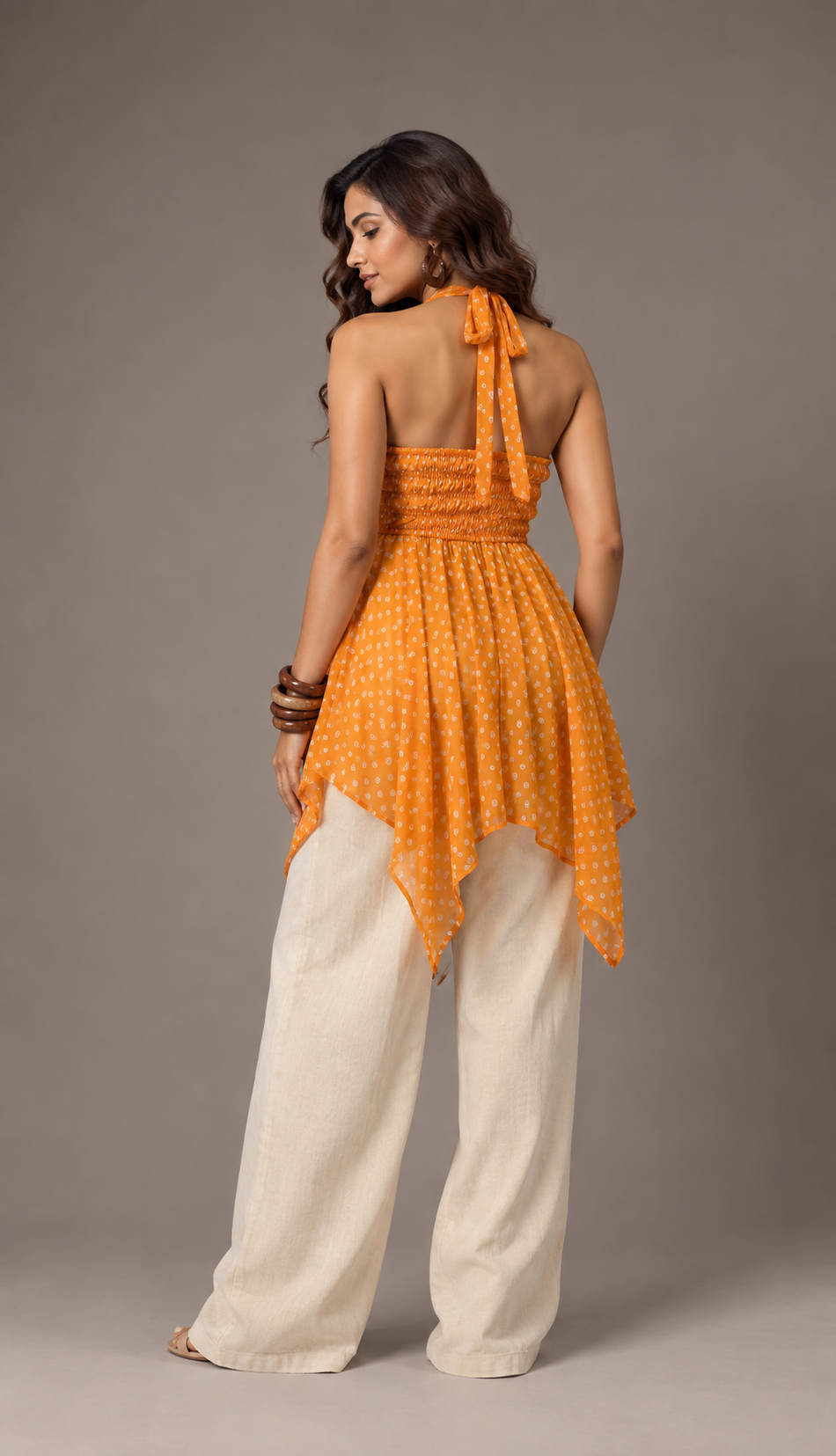 SIENNA | Amber Print High-Low Short Kurti