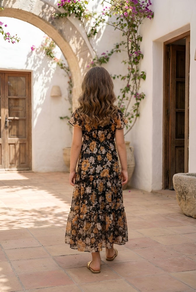 Relaxed Ruffle Baby Girl Maxi