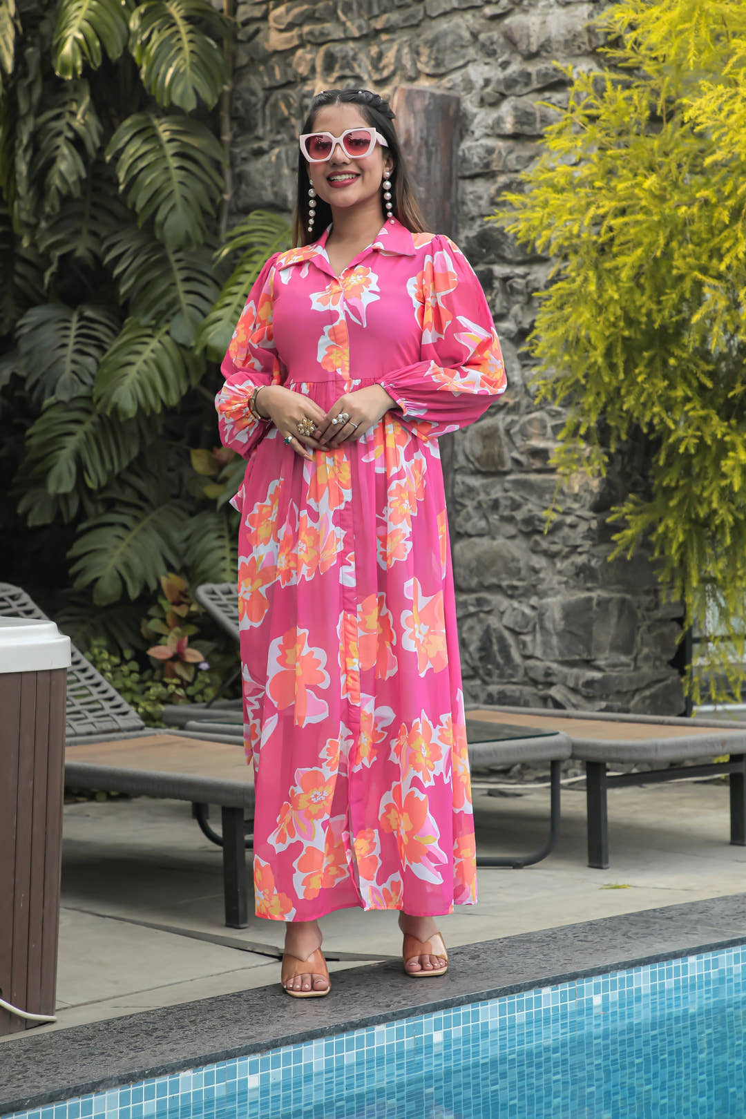 Bashful Pink Maxi Dress - Masakali.Co®