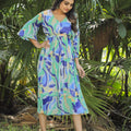 Blue Hosta Maxi Dress