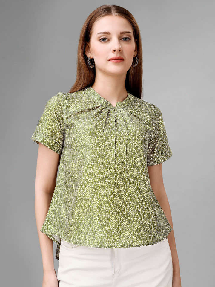 Citron Green Womens Top - Masakali.Co®