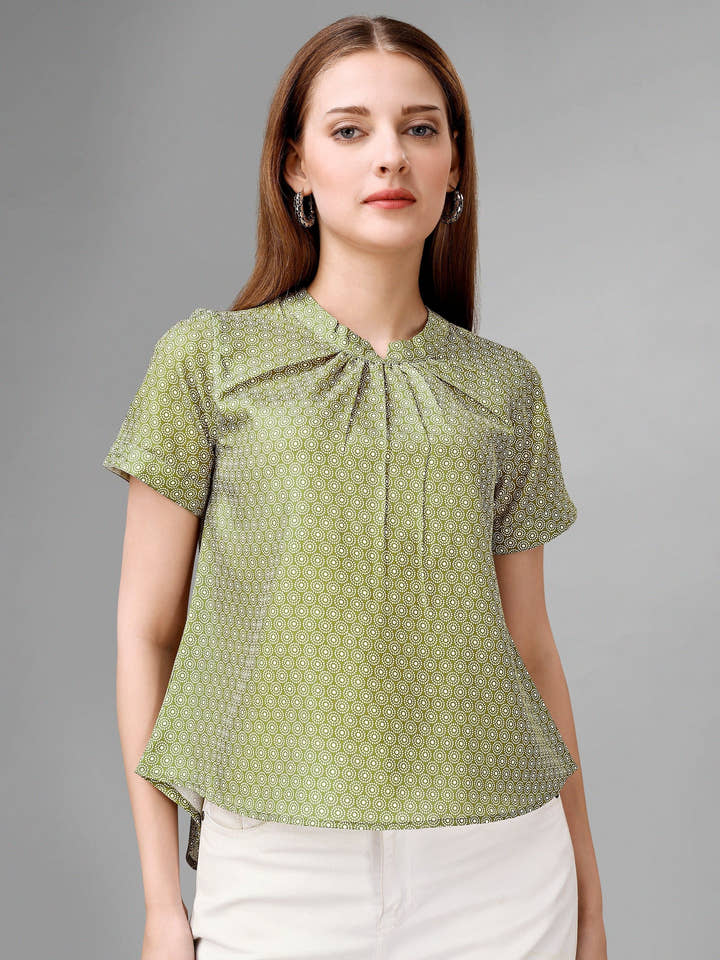 Citron Green Womens Top - Masakali.Co®
