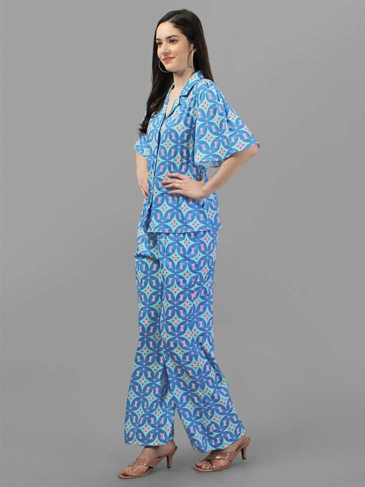 Co-Ords for Women Blue Colour. - Masakali.Co®
