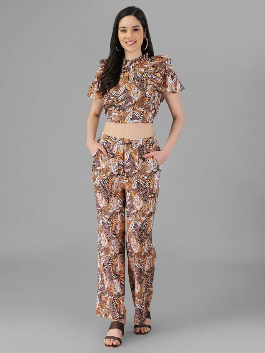 Co-Ords for Women Brown Colour. - Masakali.Co®