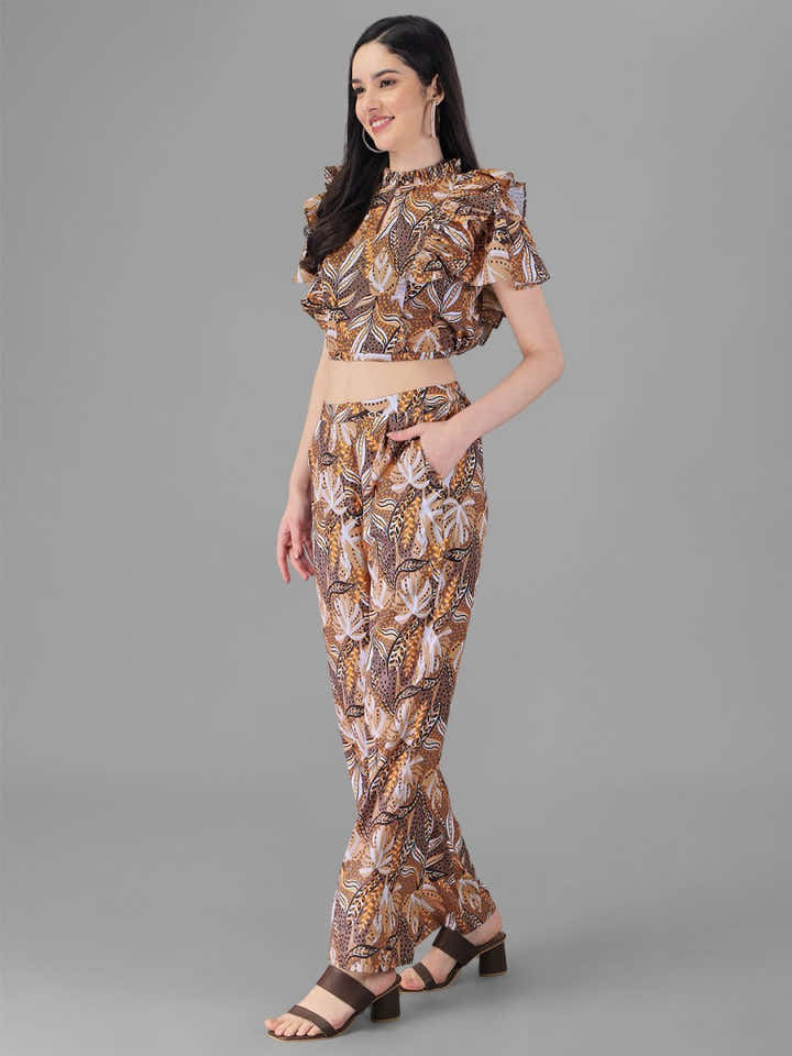 Co-Ords for Women Brown Colour. - Masakali.Co®