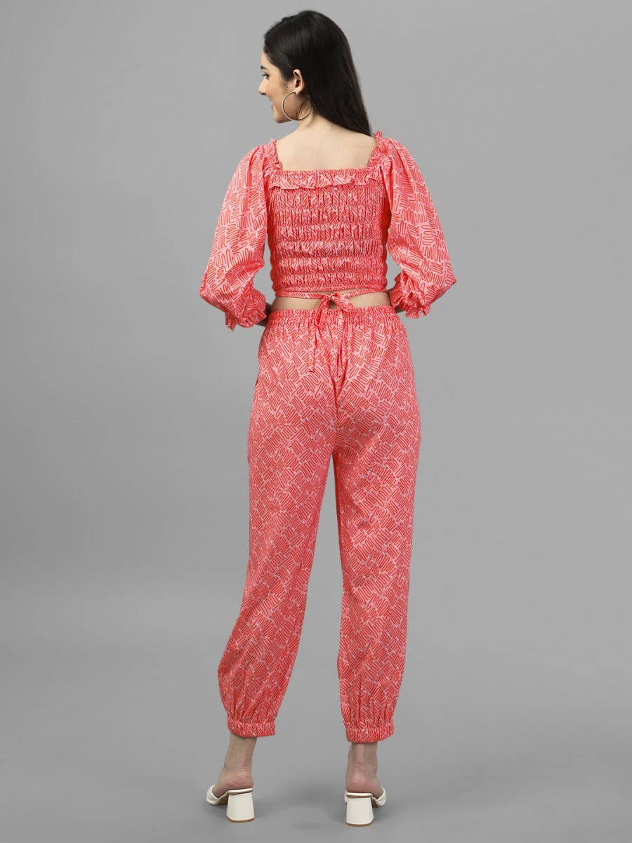 Co-Ords for Women Peach Colour. - Masakali.Co®