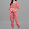 Co-Ords for Women Peach Colour.