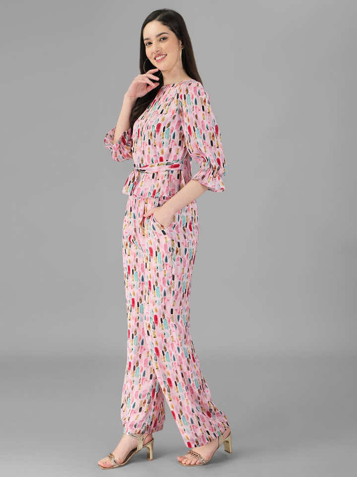 Co-Ords for Women Pink Colour. - Masakali.Co®