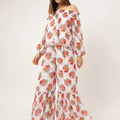 Co-Ords for Women White Floral