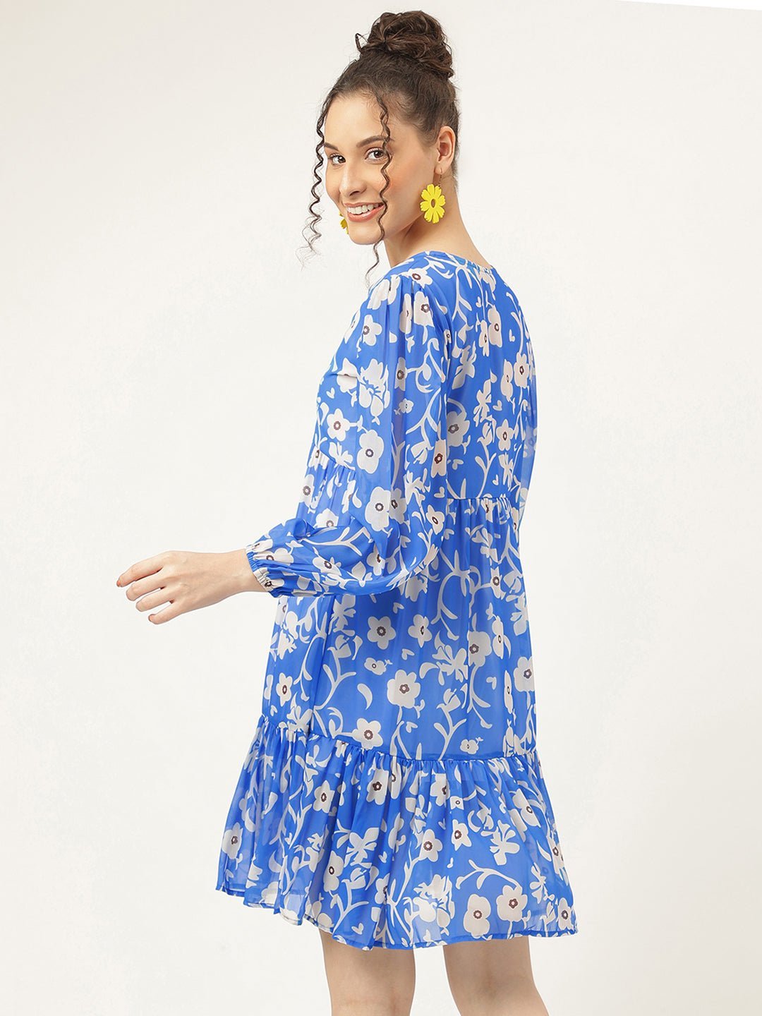 Cornflower Blue Women's Dress - Masakali.Co®