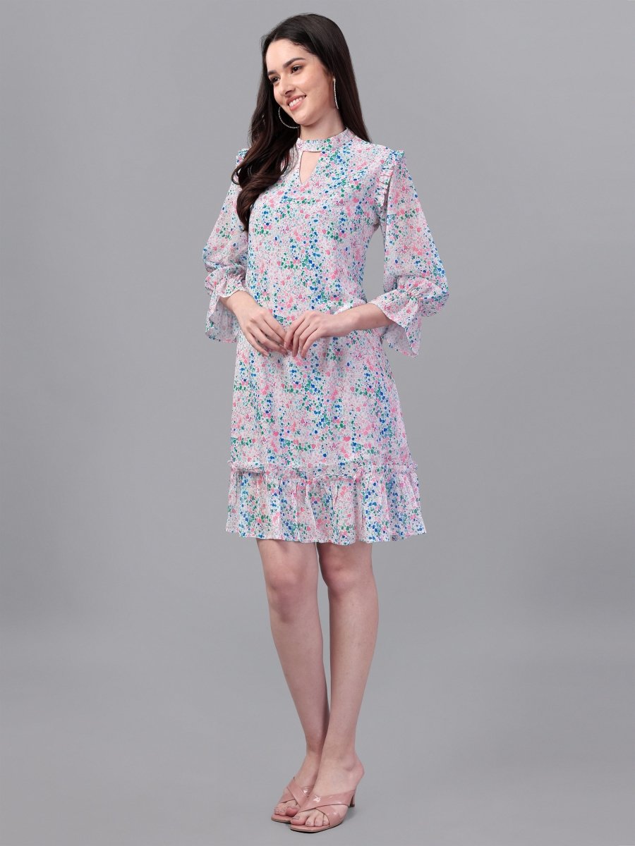 dresses for Women western wear Doted Multi Color dress - Masakali.Co®