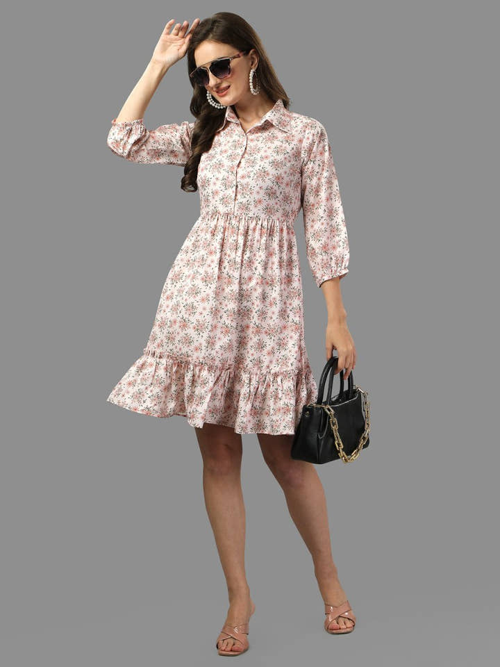 dresses for Women western wear floral - Masakali.Co®