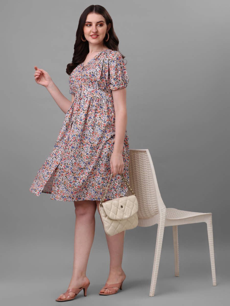dresses for Women western wear floral - Masakali.Co®