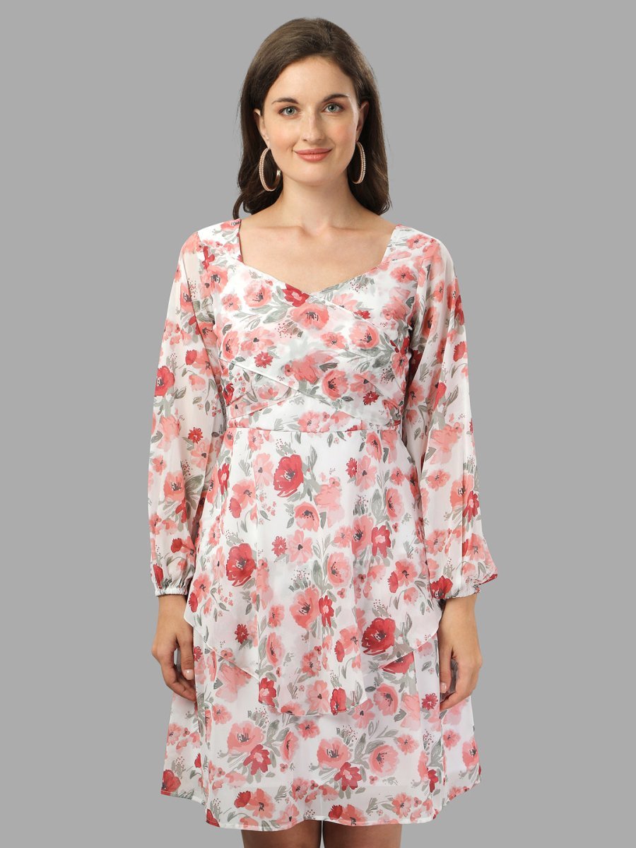 dresses for Women western wear floral - Masakali.Co®