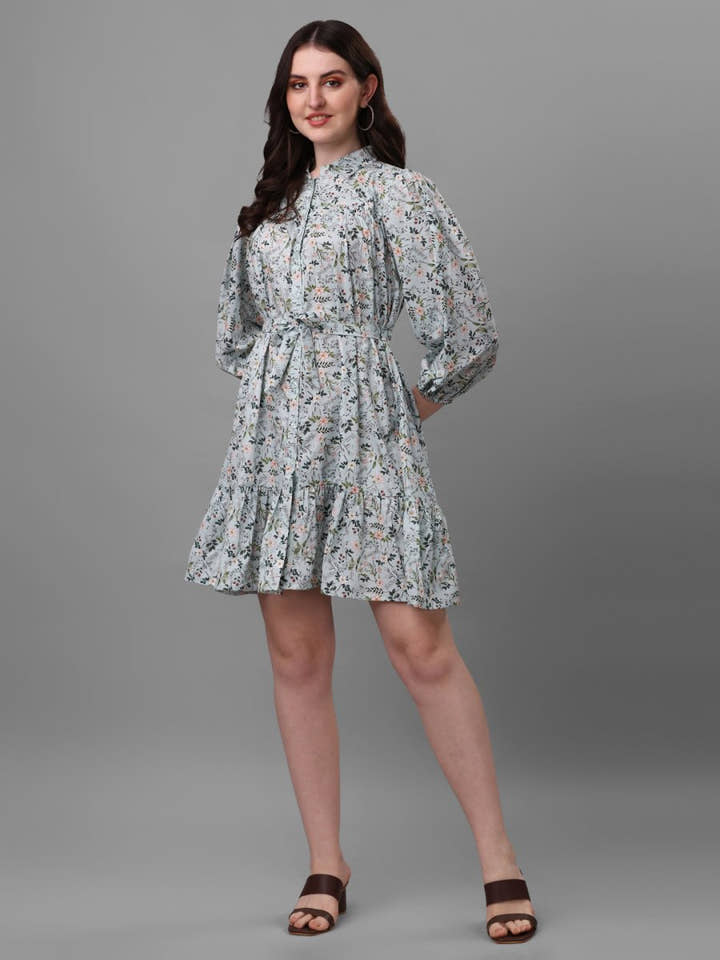 dresses for Women western wear floral - Masakali.Co®