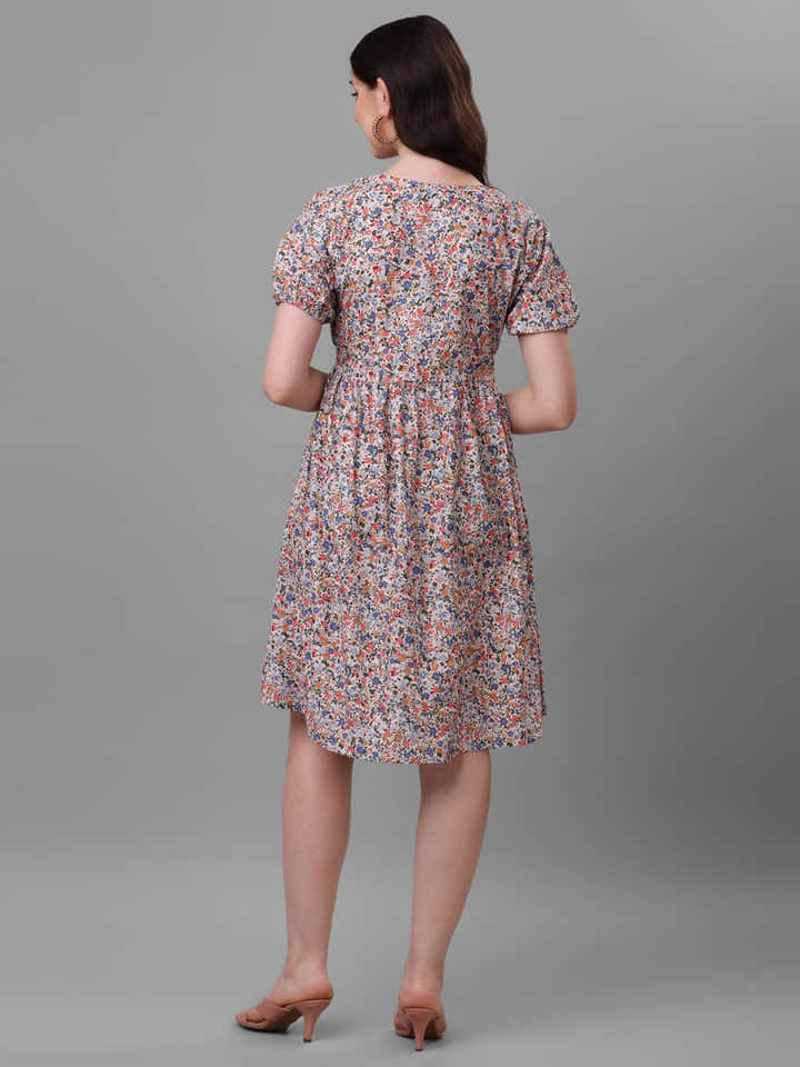 dresses for Women western wear floral - Masakali.Co®