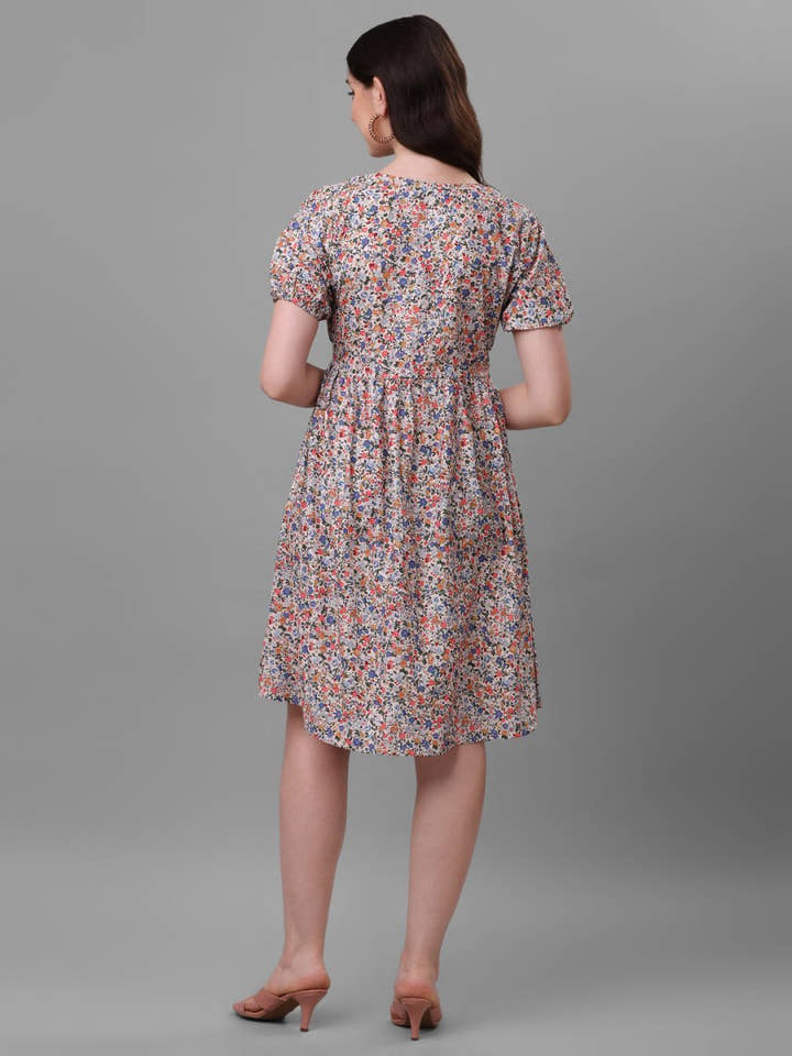 dresses for Women western wear floral - Masakali.Co®