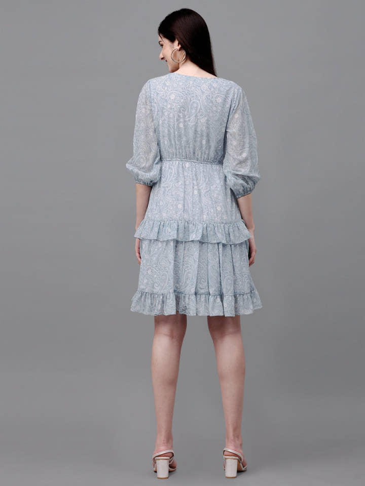 dresses for Women western wear floral - Masakali.Co®