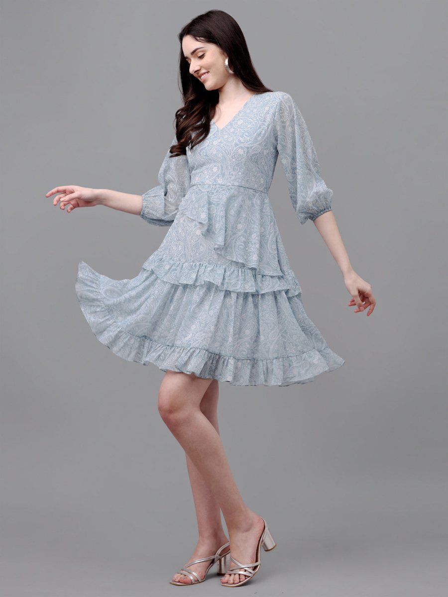 dresses for Women western wear floral - Masakali.Co®