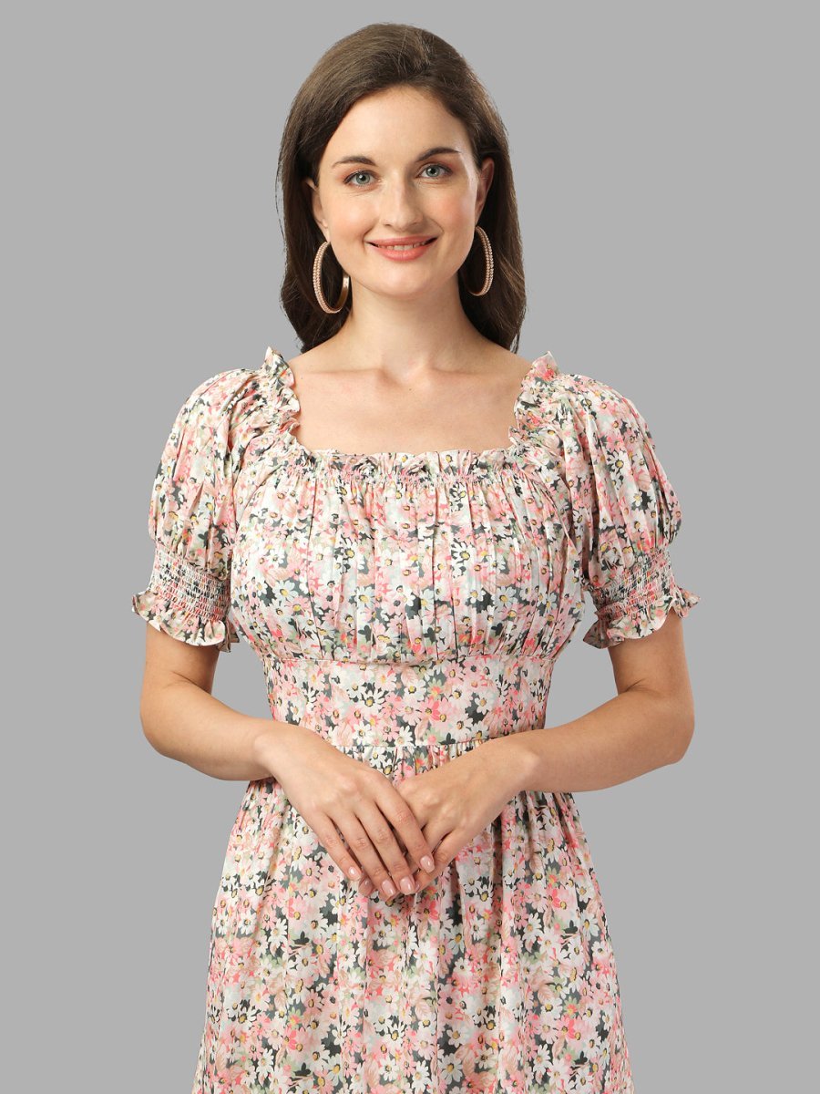 dresses for Women western wear floral - Masakali.Co®