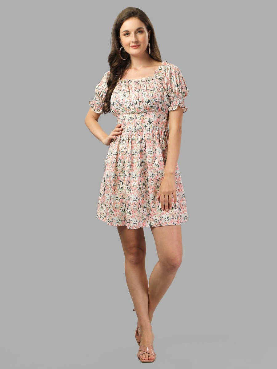 dresses for Women western wear floral - Masakali.Co®