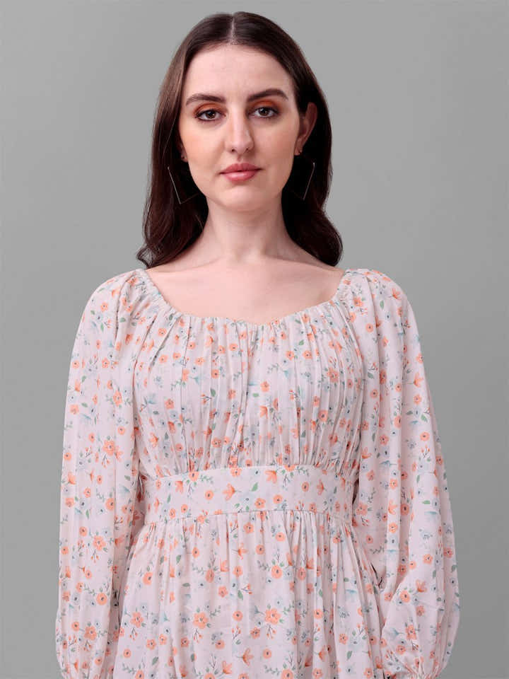 dresses for Women western wear floral - Masakali.Co®