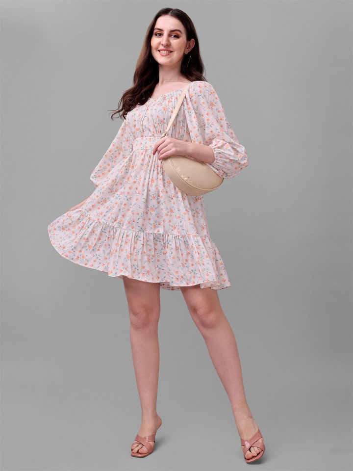 dresses for Women western wear floral - Masakali.Co®