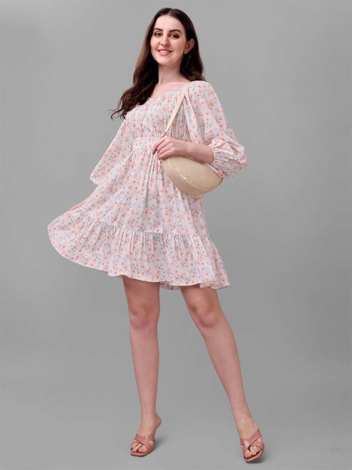 dresses for Women western wear floral - Masakali.Co®