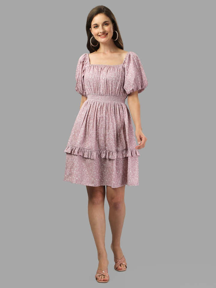 dresses for Women western wear floral - Masakali.Co®