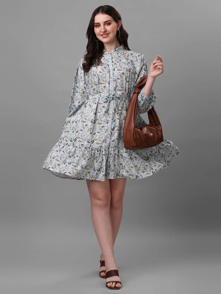 dresses for Women western wear floral - Masakali.Co®