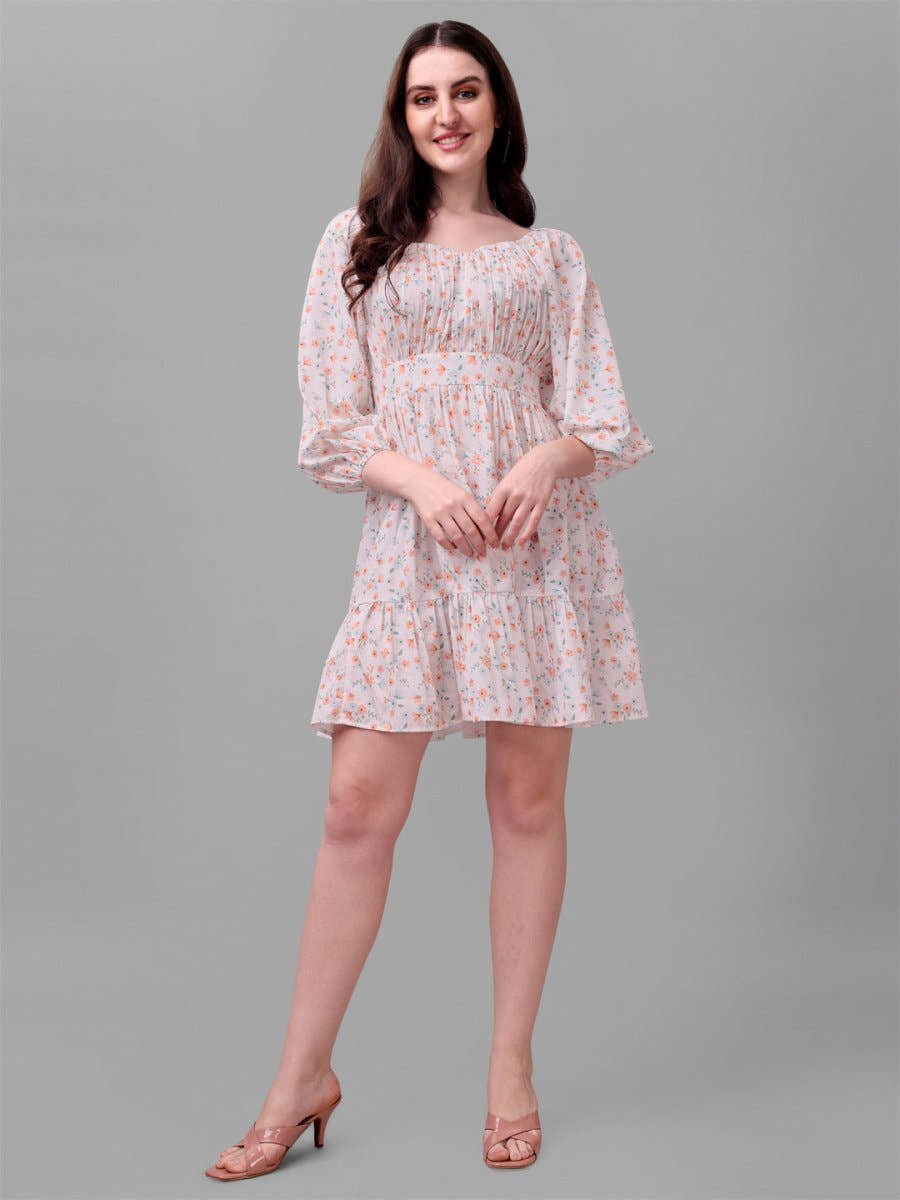 dresses for Women western wear floral - Masakali.Co®
