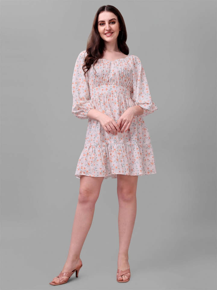 dresses for Women western wear floral - Masakali.Co®