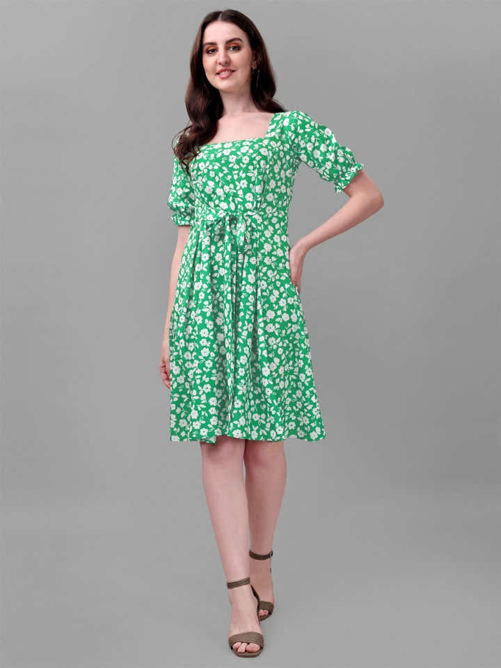 dresses for Women western wear floral - Masakali.Co®