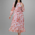 dresses for Women western wear Floral Maxi Dress
