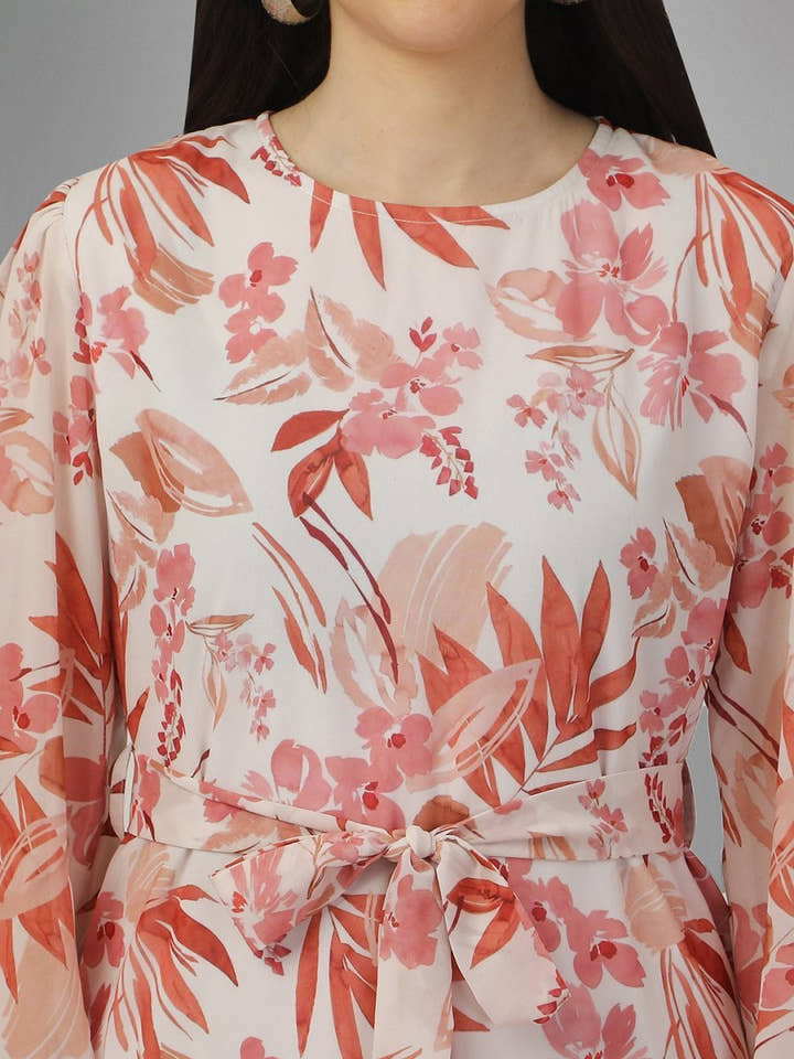 dresses for Women western wear Floral Maxi Dress - Masakali.Co®