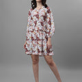 dresses for Women western wear floral Multi Color
