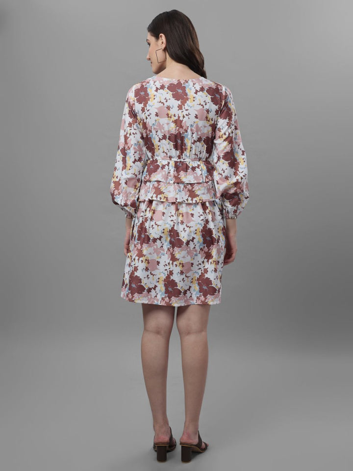 dresses for Women western wear floral Multi Color - Masakali.Co®