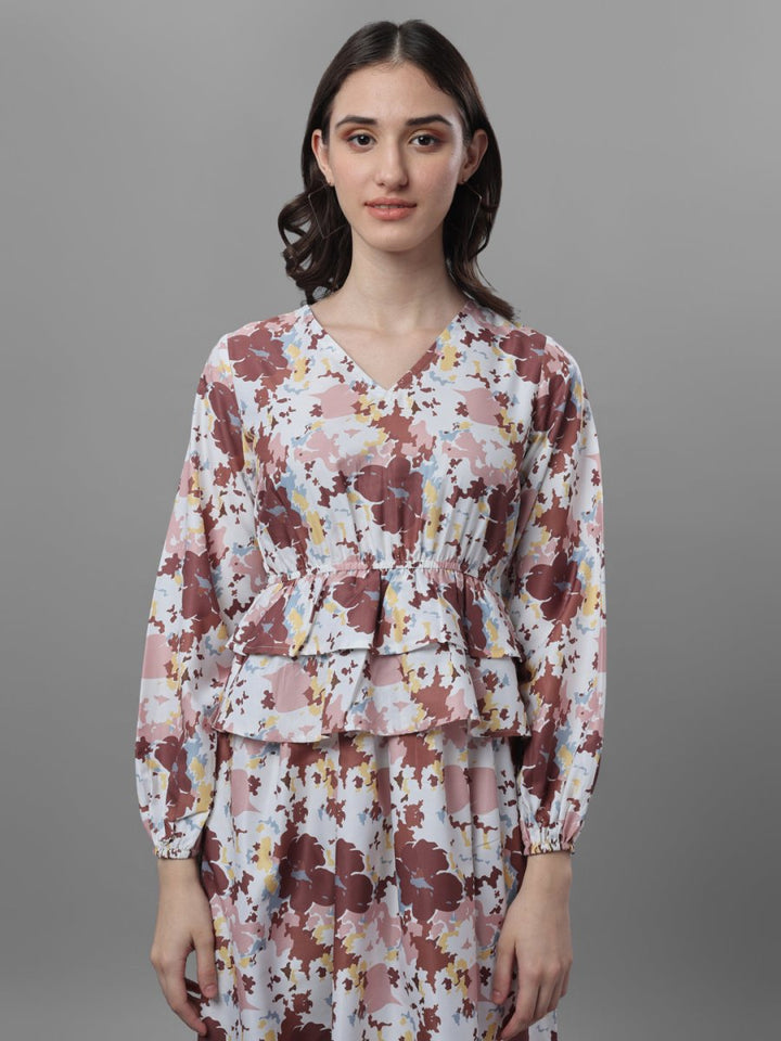 dresses for Women western wear floral Multi Color - Masakali.Co®