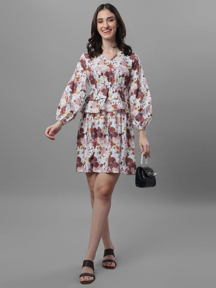 dresses for Women western wear floral Multi Color - Masakali.Co®