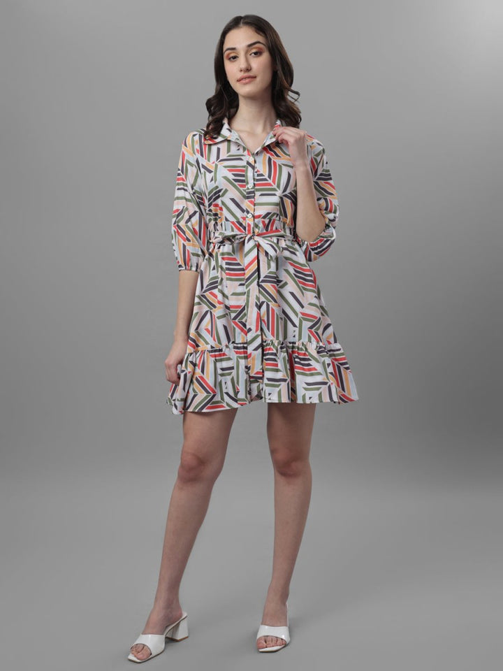 Dresses for Women western wear Geometrical print - Masakali.Co®