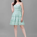 dresses for Women western wear green