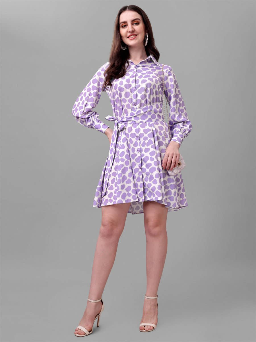 dresses for Women western wear lavender - Masakali.Co®