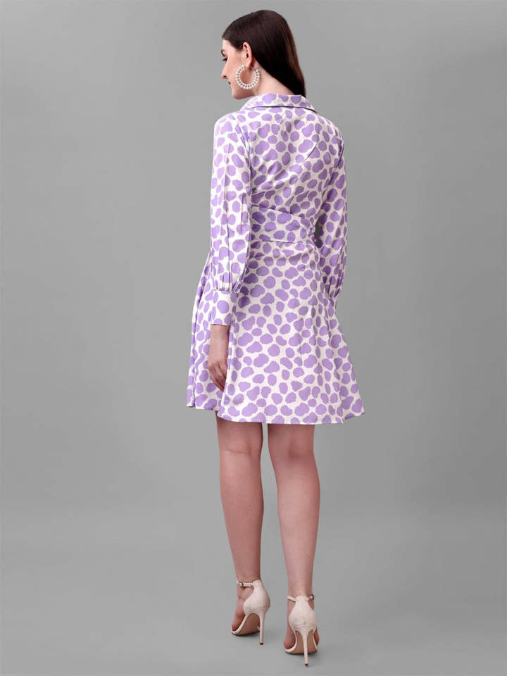 dresses for Women western wear lavender - Masakali.Co®