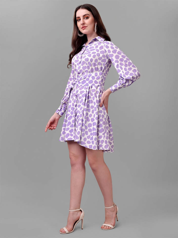 dresses for Women western wear lavender - Masakali.Co®